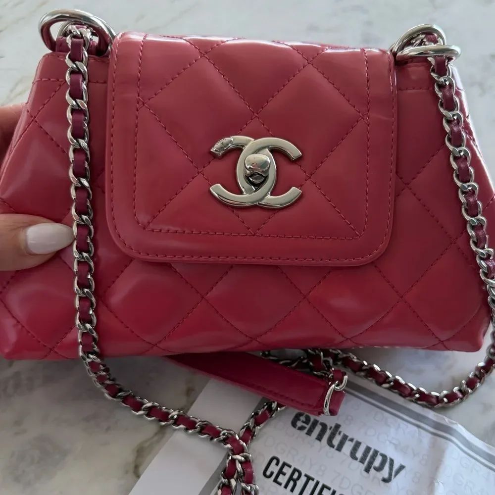 CHANEL Coco Shine Accordion Flap Bag
